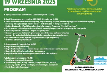 32. Akcja Sprzątanie Świata „Czysta Gmina, Ruch i Wiatr – Wspólnie dla Natury!”