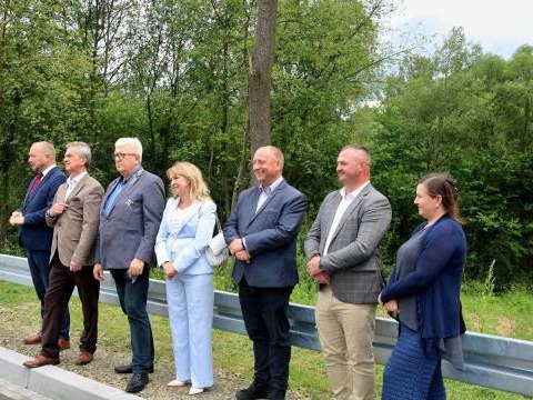 Otwarcie nowej drogi w przysiółku Podlaski na terenie Gminy Łukowica