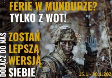 WOT zaprasza do spędzenia ferii zimowych w mundurze z 11 Małopolską Brygadą Obrony Terytorialnej.