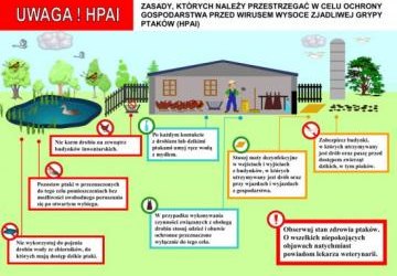 Wystąpienie pierwszego ogniska wysoce zjadliwej grypy ptaków  podtyp H5N1 na terenie województwa małopolskiego