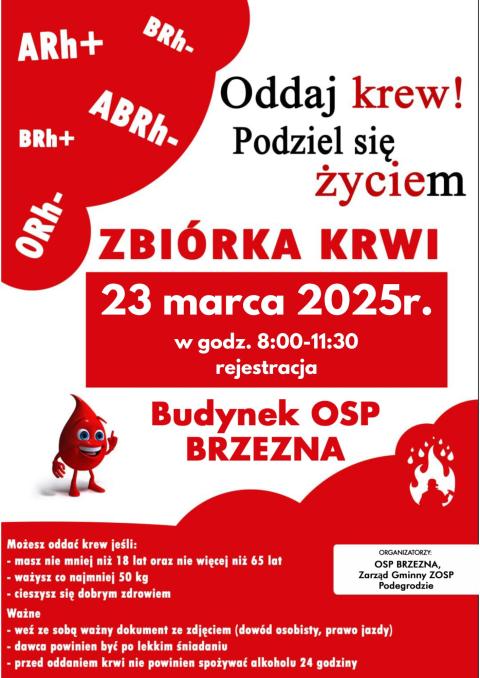 Akcja poboru krwi w Brzeznej