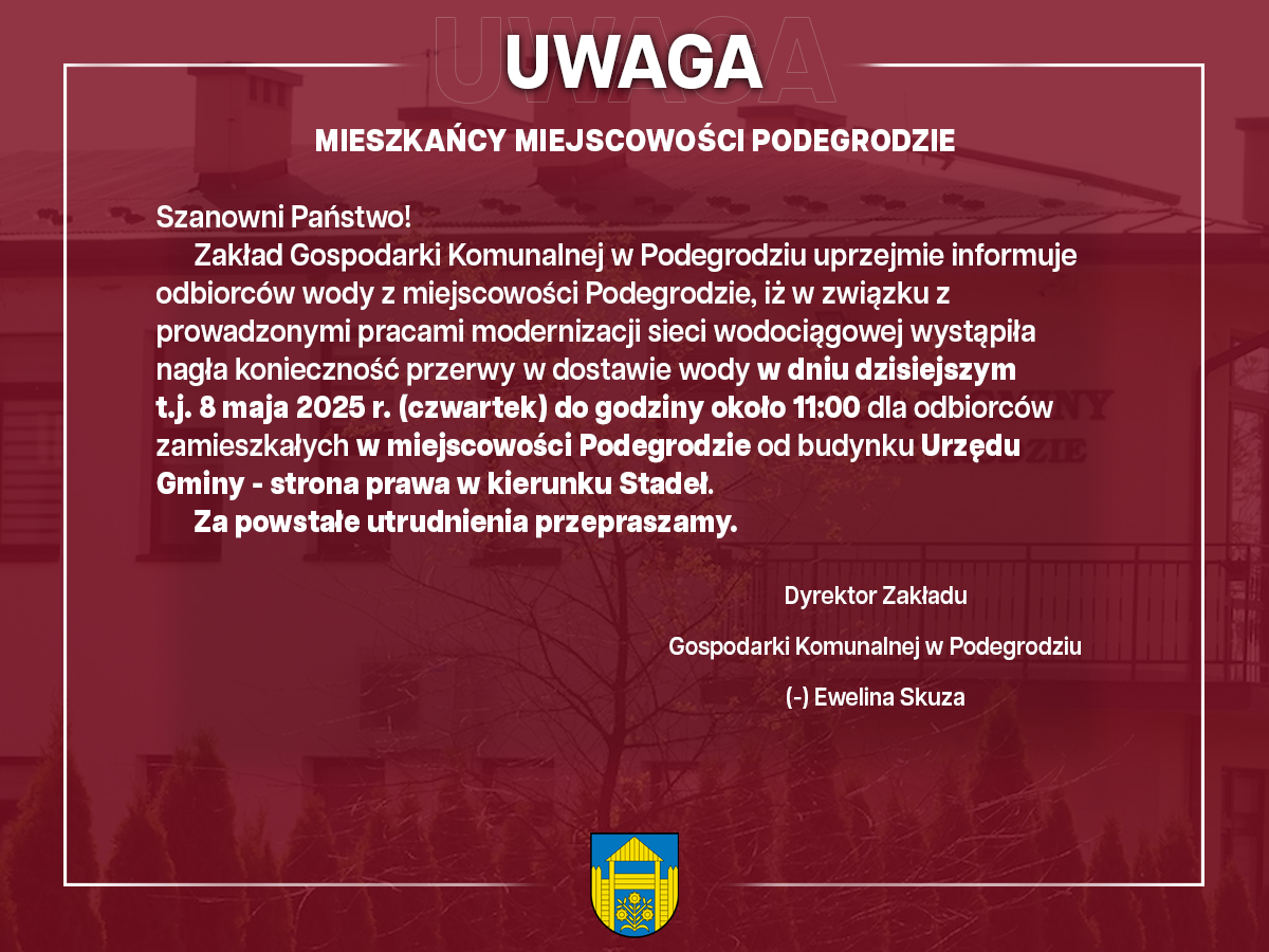 OGŁOSZENIA I KOMUNIKATY