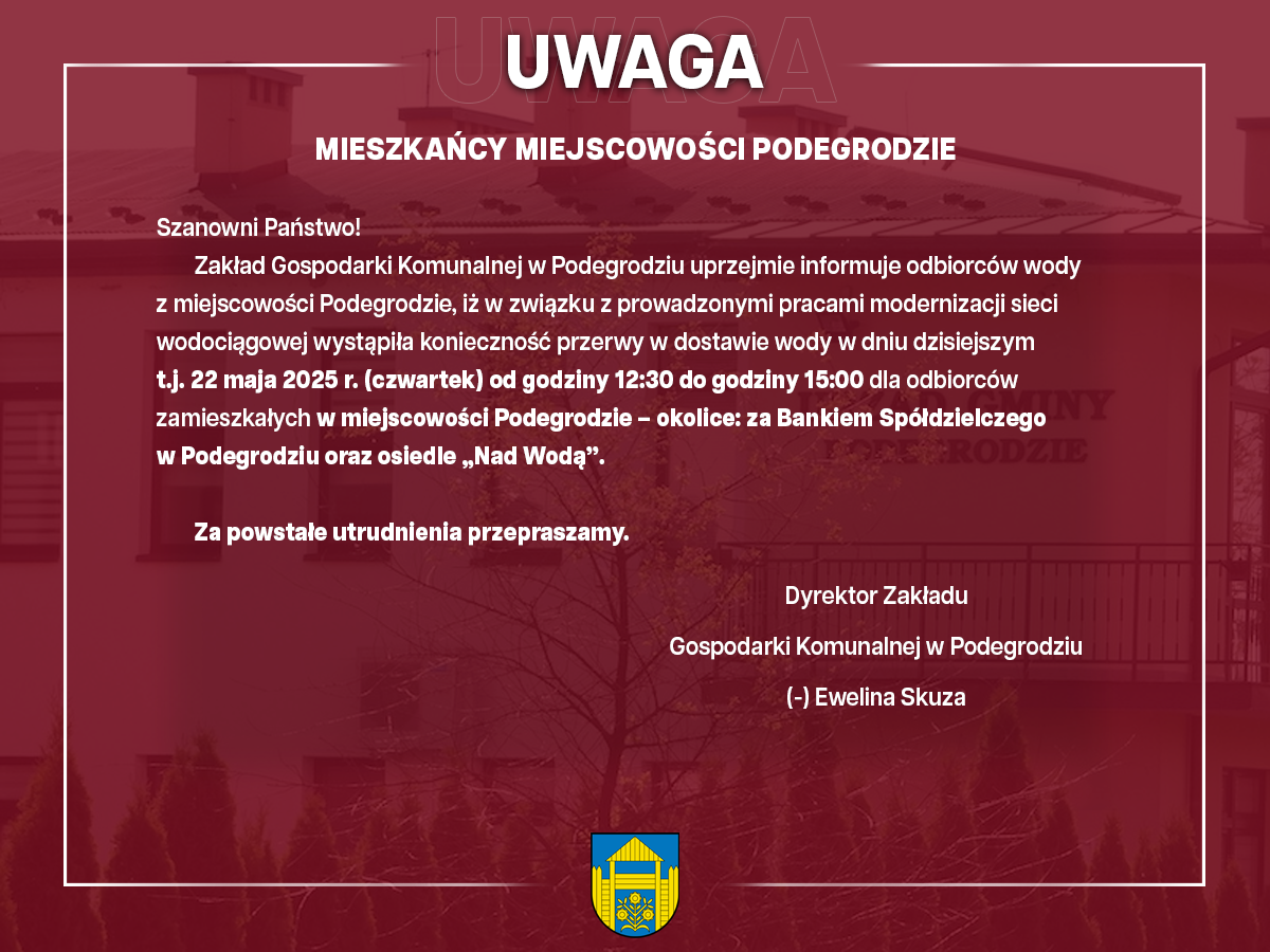 OGŁOSZENIA I KOMUNIKATY