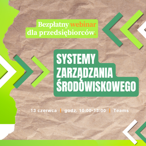 Systemy Zarządzania Środowiskowego – bezpłatny webinar dla przedsiębiorców