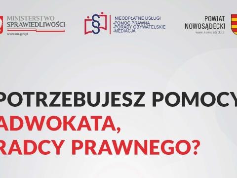 Nieodpłatna pomoc prawna w powiecie nowosądeckim