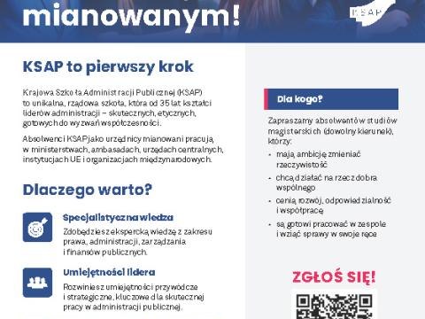 Zostań urzędnikiem mianowanym!