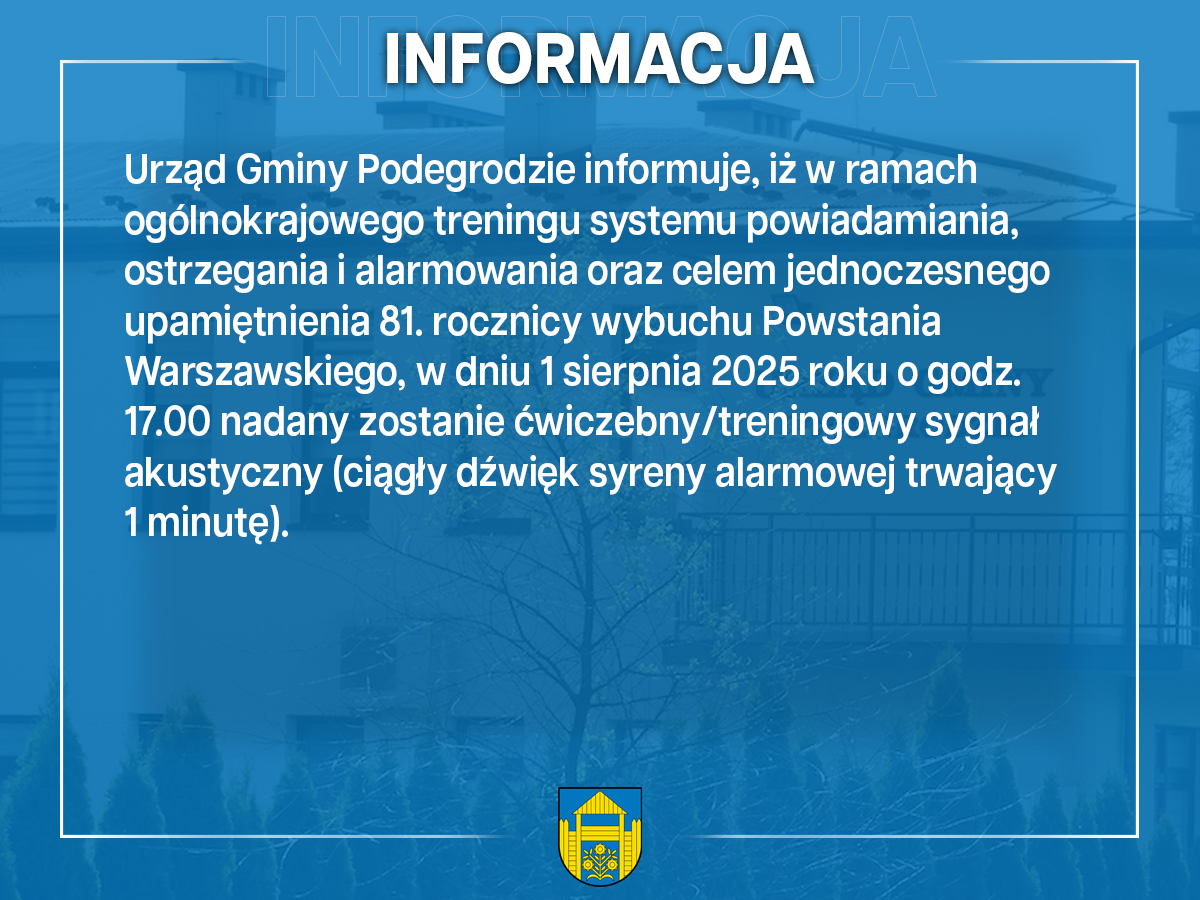 OGŁOSZENIA I KOMUNIKATY