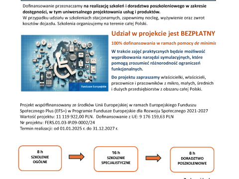 Bezpłatne szkolenia i doradztwo dla przedsiębiorców
