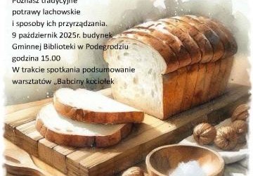Mały festiwal smaków w bibliotece Gminnej w Podegrodziu