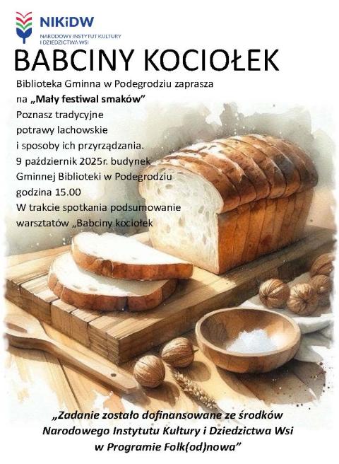 Mały festiwal smaków w bibliotece Gminnej w Podegrodziu