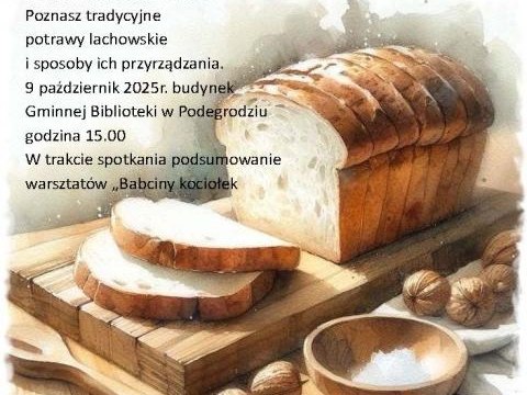 Mały festiwal smaków w bibliotece Gminnej w Podegrodziu