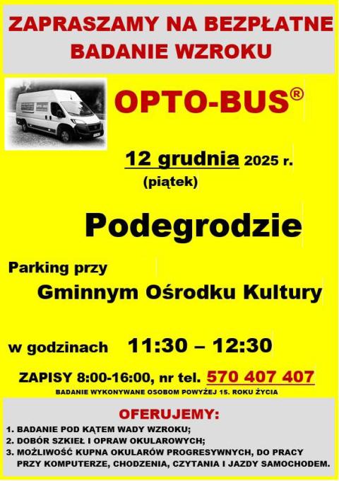 Bezpłatne badanie wzroku