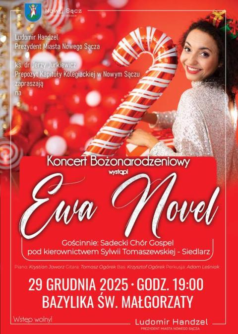 Prezydent Ludomir Handzel i ks. dr Jerzy Jurkiewicz zapraszają na Koncert Bożonarodzeniowy