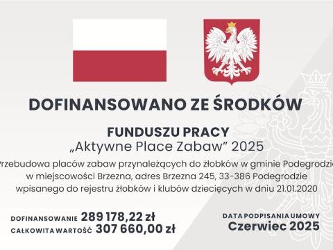 Zakończenie inwestycji w ramach Programu „Aktywne Place Zabaw 2025”