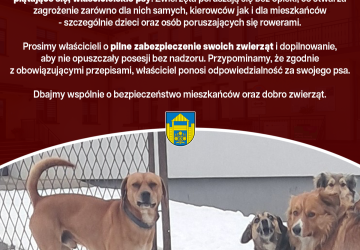 Mieszkańcy miejscowości Podegrodzie - Ogłoszenie dotyczące plątających się, właścicielskich psów