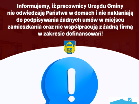 Komunikat w sprawie współpracy z firmami w zakresie dofinansowań