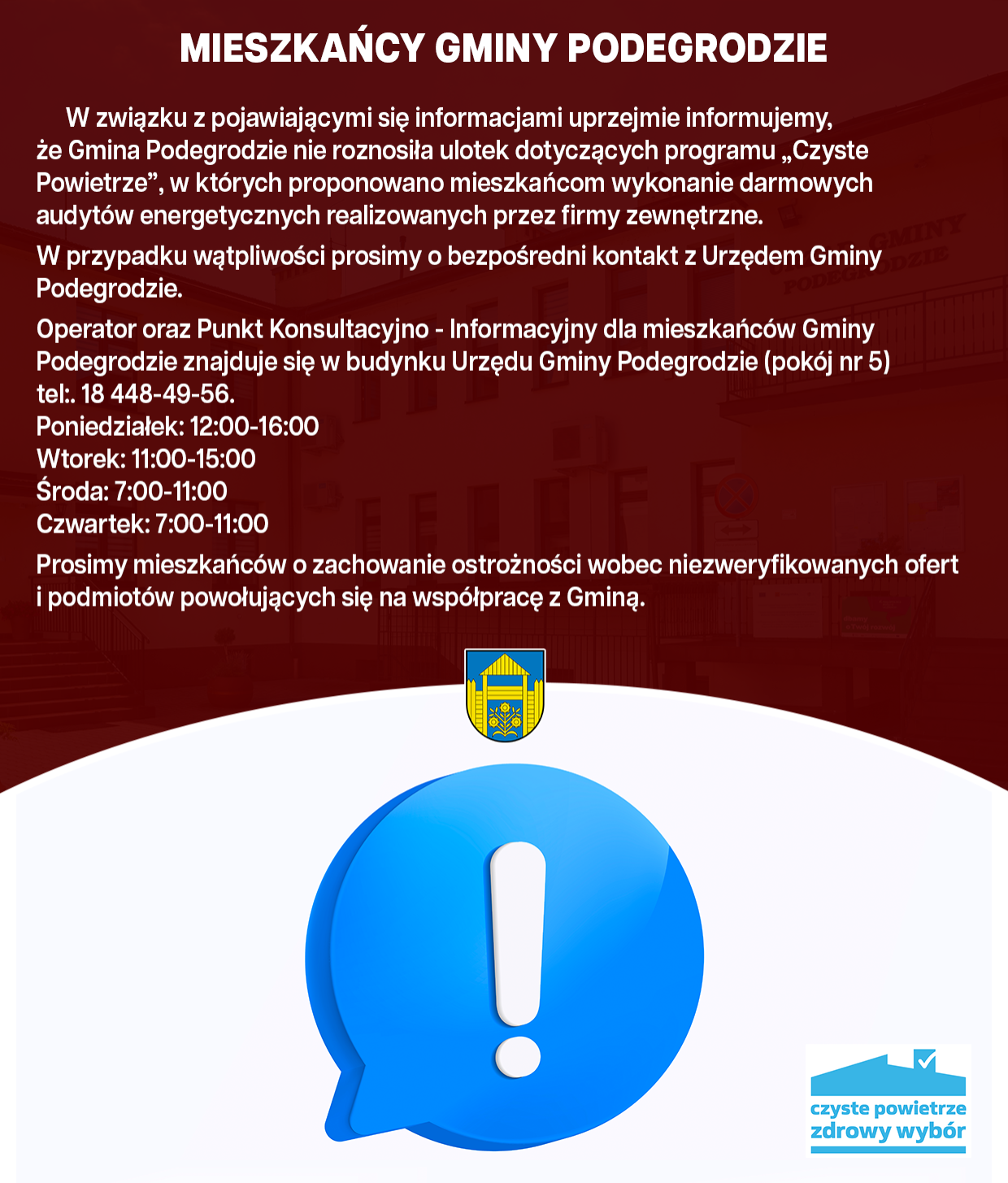 OGŁOSZENIA I KOMUNIKATY