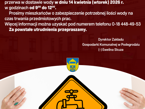 Przerwa w dostawie wody - Brzezna/Strzyganiec