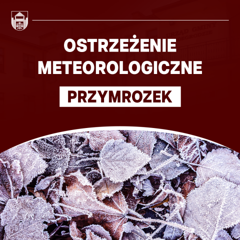 Ostrzeżenie meteorologiczne - przymrozek