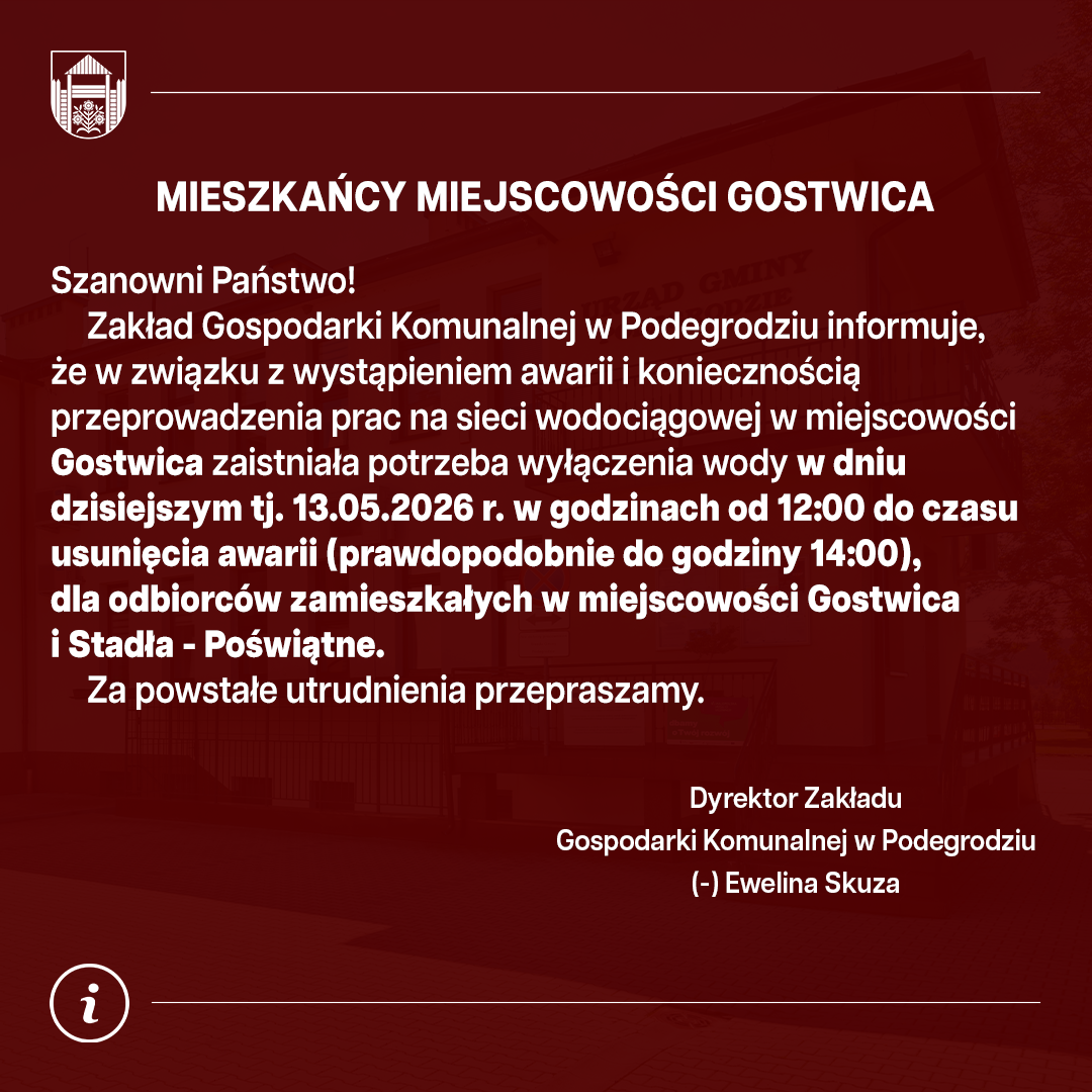 OGŁOSZENIA I KOMUNIKATY
