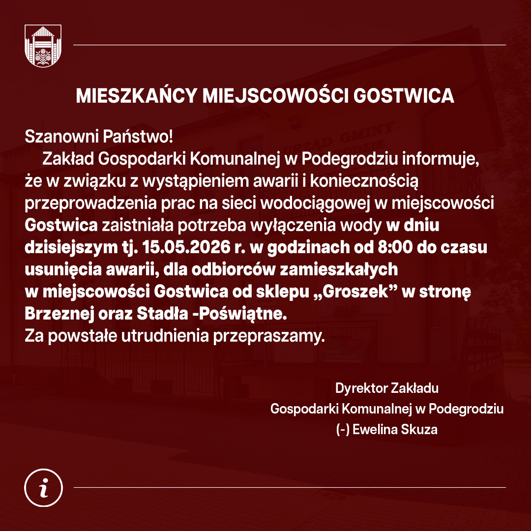 OGŁOSZENIA I KOMUNIKATY