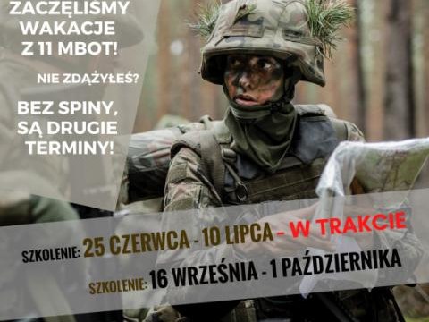 Powołanie na wakacje w 11 Małopolskiej Brygadzie Obrony Terytorialnej