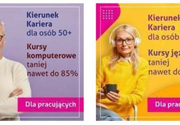 Informacja dla osób które ukończyły 50 rok życia a dotąd jeszcze nie skorzystały z dofinansowania do szkoleń w ramach projektów Kierunek Kariera i Kierunek Kariera Zawodowa