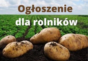 OGŁOSZENIE DLA ROLNIKÓW
