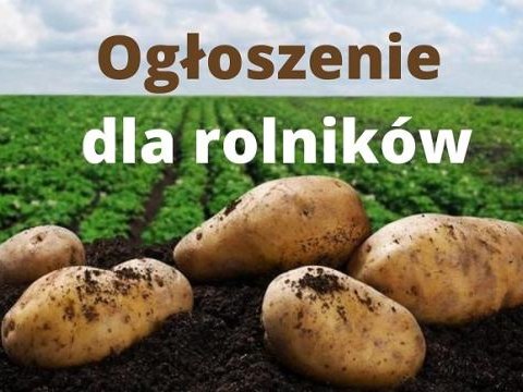 OGŁOSZENIE DLA ROLNIKÓW