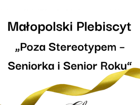 Plebiscyt „Poza Stereotypem - Seniorka i Senior Roku”