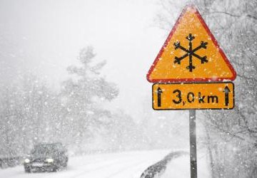 Ostrzeżenie meteorologiczne  - opady śniegu