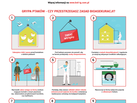 Ostrzeżenie dotyczące ryzyka wystąpienia wysoce zjadliwej grypy ptaków