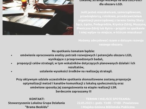 Warsztaty dialogu społecznego (spotkanie konsultacyjno-informacyjne)