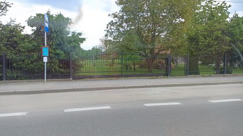 Nowy przystanek przy Urzędzie Gminy Podegrodzie na istniejącej zatoce autobusowej