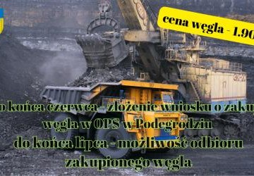 Termin zakupu węgla po cenie preferencyjnej