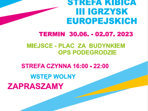 Zapraszamy do Strefy Kibica już 30 czerwca o godzinie 16:00