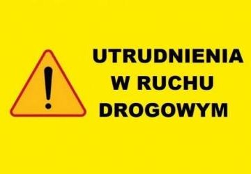 KOMUNIKAT O ZAMKNIĘCIU DROGI-1543 K, SZCZEREŻ
