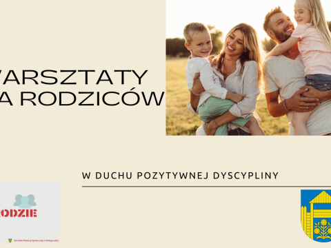 INFORMACJA  WARSZTATY DLA RODZICÓW