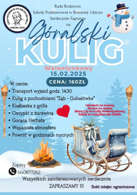 Walentynkowy kulig góralski