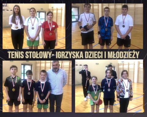 Sprawozdanie z Mistrzostw Gminy Podegrodzie  w  tenisie stołowym - Igrzyska Dzieci i Igrzyska Młodzieży
