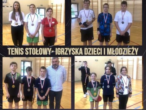 Sprawozdanie z Mistrzostw Gminy Podegrodzie  w  tenisie stołowym - Igrzyska Dzieci i Igrzyska Młodzieży