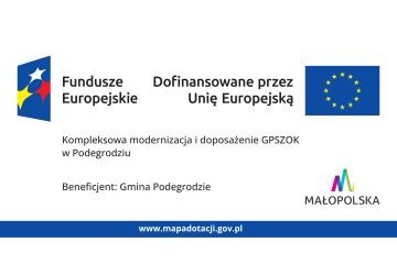 Kompleksowa modernizacja i doposażenie GPSZOK w Podegrodziu