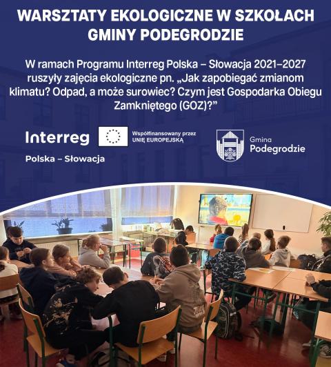 Zajęcia ekologiczne pn. „Jak zapobiegać zmianom klimatu? Odpad, a może surowiec? Czym jest Gospodarka Obiegu Zamkniętego (GOZ)?”