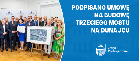 Budowa trzeciego mostu na Dunajcu