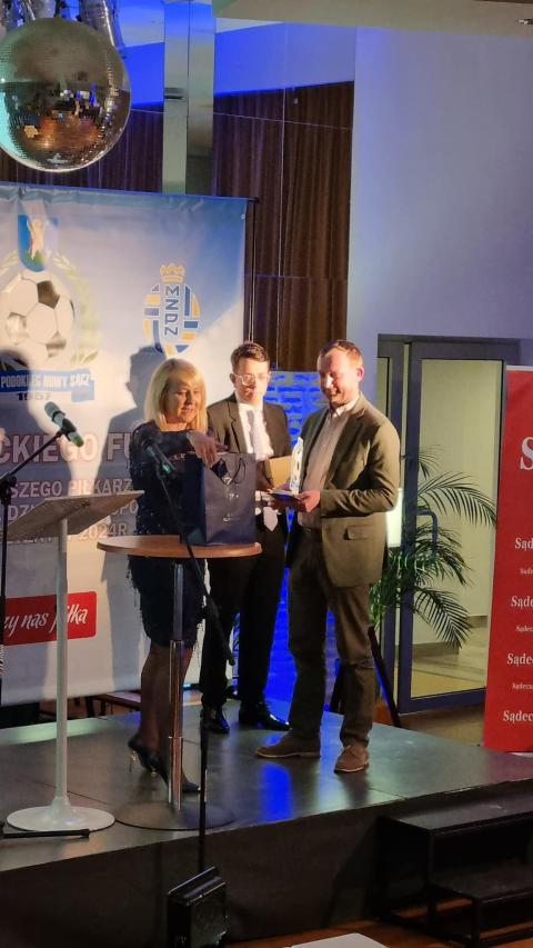Marcin Pietruszka Laureatem Gali Sądeckiego Futbolu