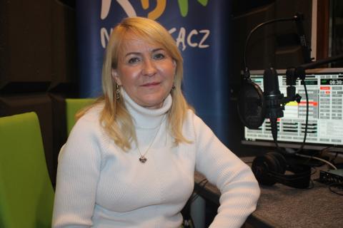 Małgorzata Gromala, wójt gminy Podegrodzie w radiu RDN Nowy Sącz w programie Słowo za słowo