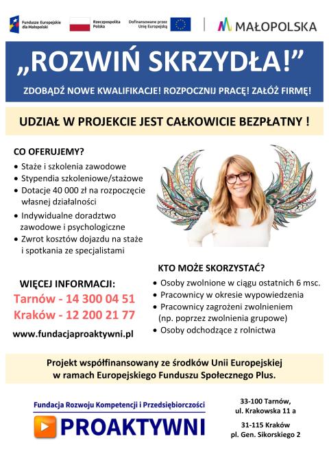 XIII edycja projektu „Rozwiń SKRZYDŁA!”