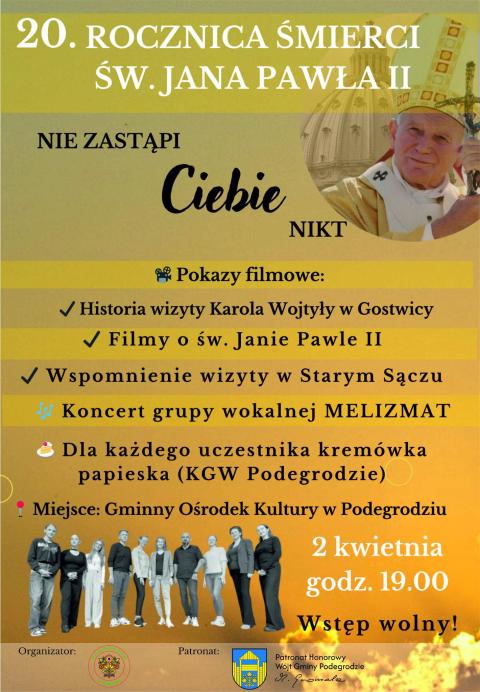Wieczór Wspomnień o Janie Pawle II