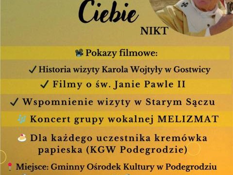 Wieczór Wspomnień o Janie Pawle II