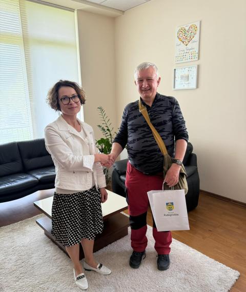 Pan Grzegorz Świtalski odwiedził Naszą Gminę